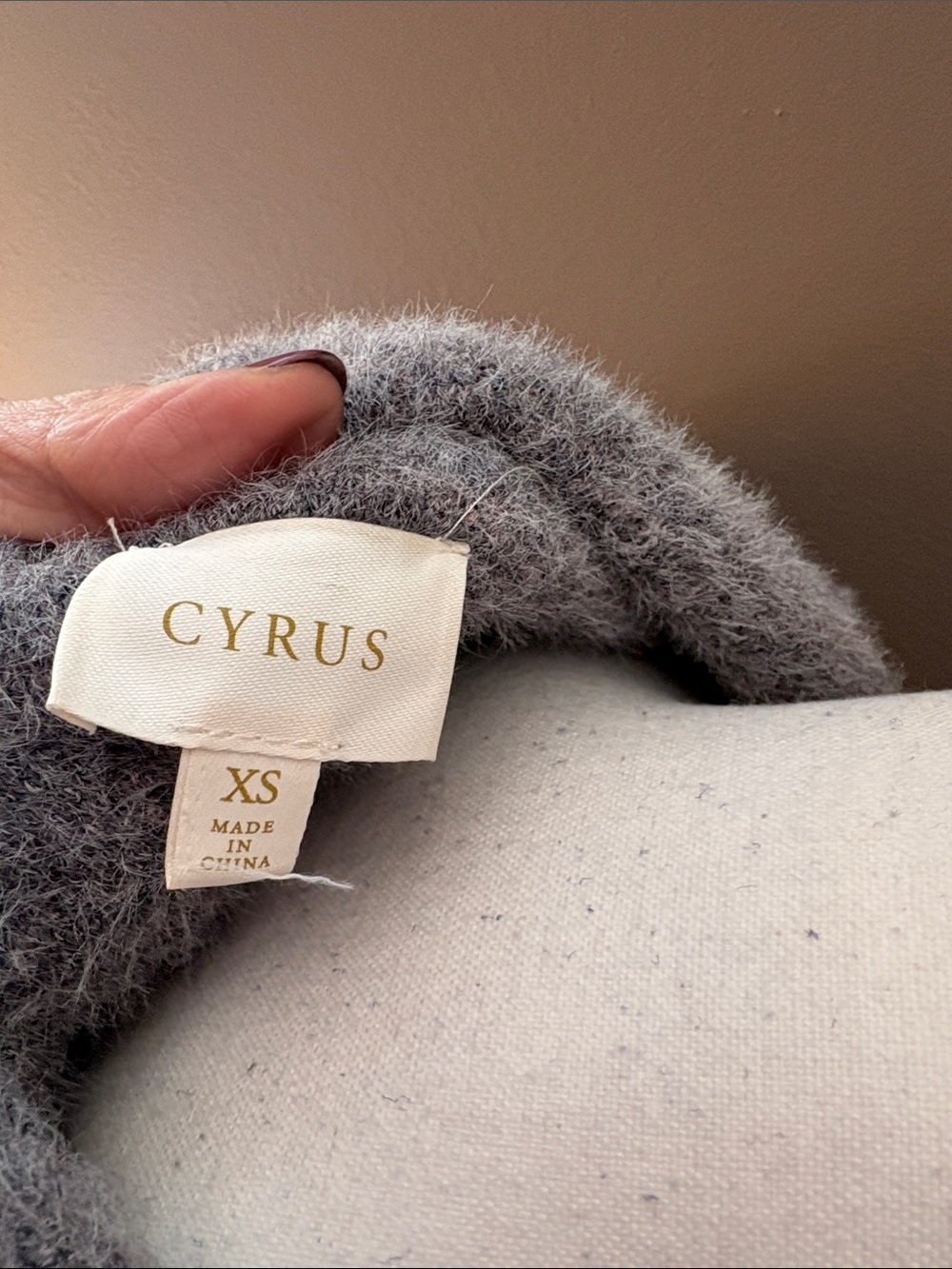 Cyrus Teddy Coat in Heather Gray - Picture 6 of 8